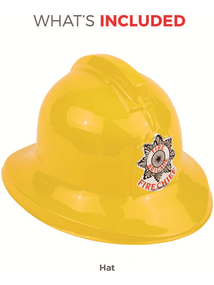 Fire Fighter Hat, Yellow  Wholesale