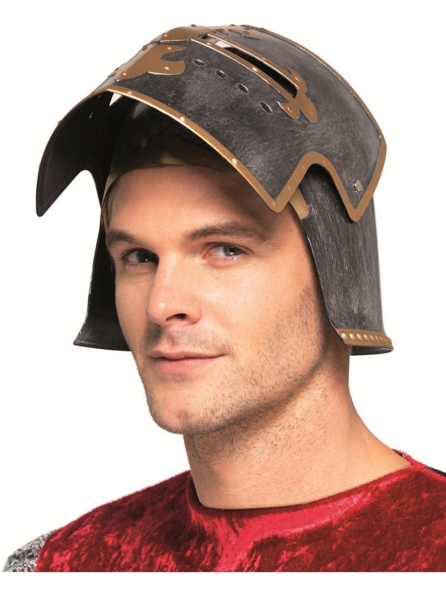 Medieval Crusader Helmet, Silver  Wholesale