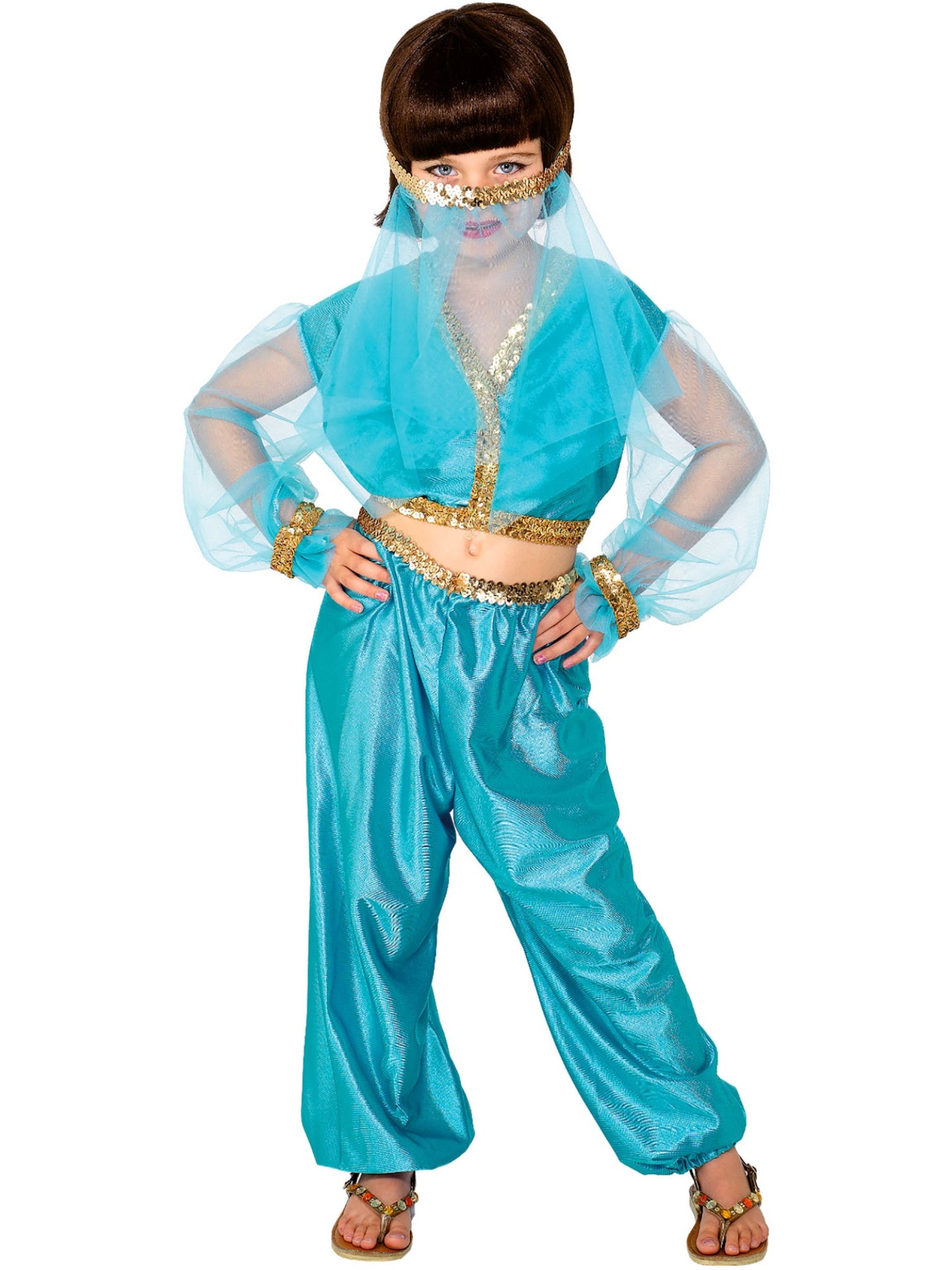 Arabian Princess Costume, Blue  Wholesale