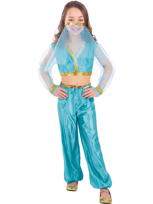 Arabian Princess Costume, Blue  Wholesale