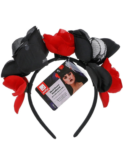 Skull Roses Headband  Wholesale