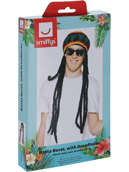 Rasta Beret, Black & Yellow  Wholesale