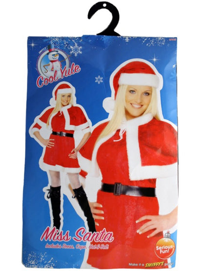 Miss Santa Costume, Red  Wholesale
