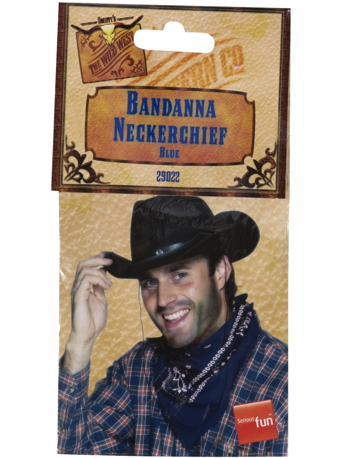 Cowboy Bandana, Blue  Wholesale