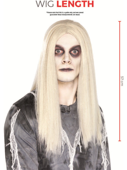 Ghostly Spirit Wig, Grey  Wholesale