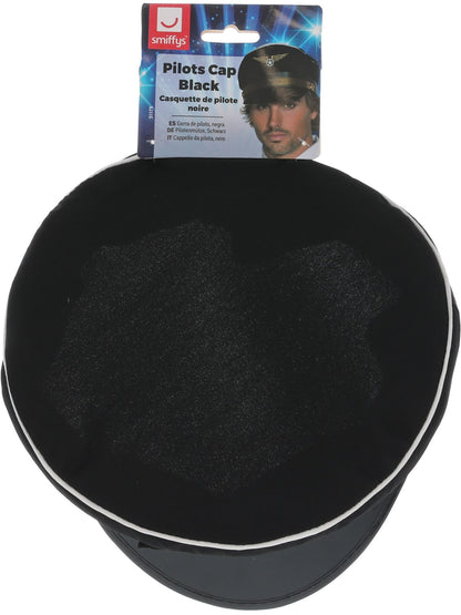 Pilots Cap, Black  Wholesale