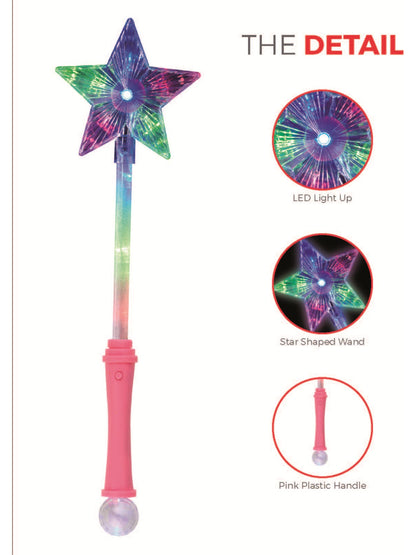 Star Wand, Pink  Wholesale