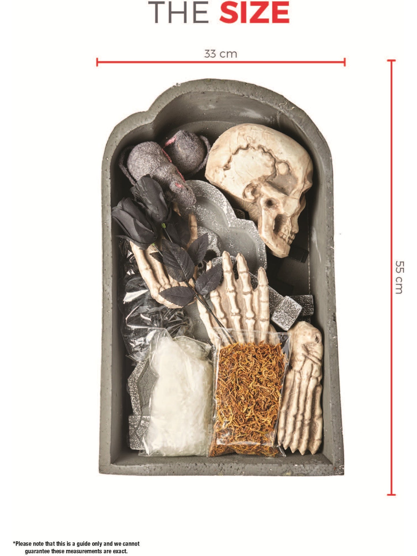 24 Piece Graveyard Collection, Grey  Wholesale