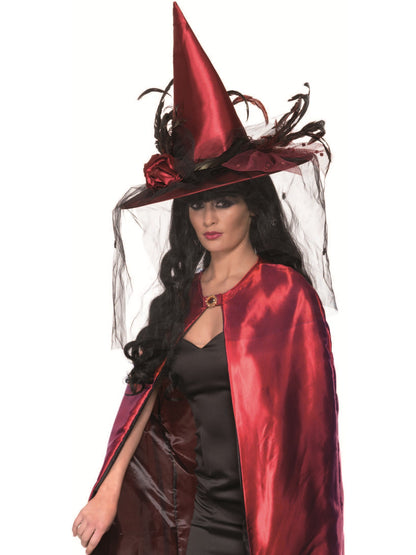 Witch Hat, Deep Red  Wholesale