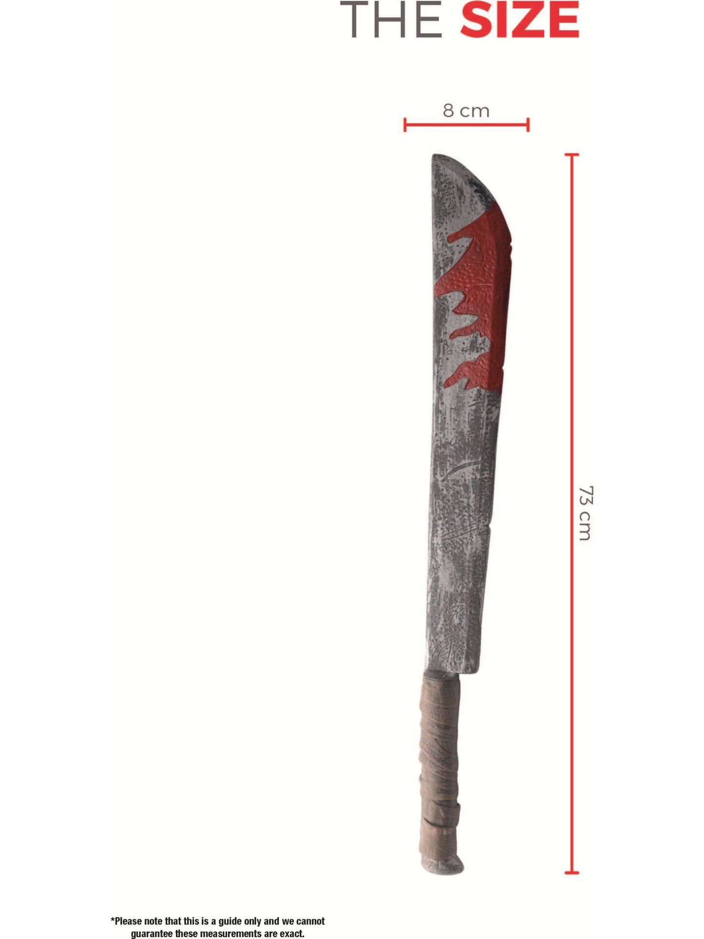 Blooded Chopper Machete Toy Prop, Grey  Wholesale