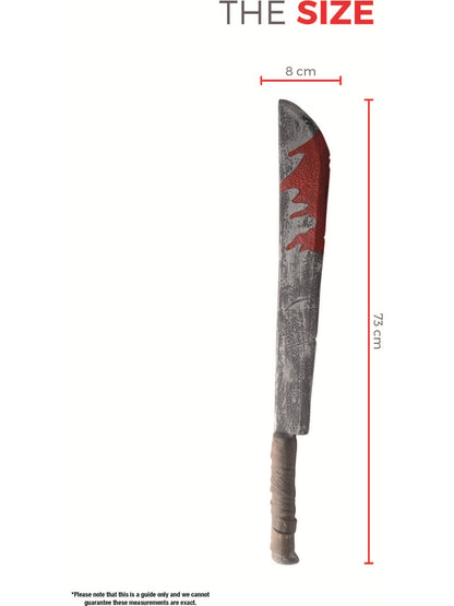 Blooded Chopper Machete Toy Prop, Grey  Wholesale