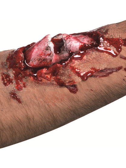 Smiffys Make-Up FX, Broken Bone Latex Scar, Red  Wholesale