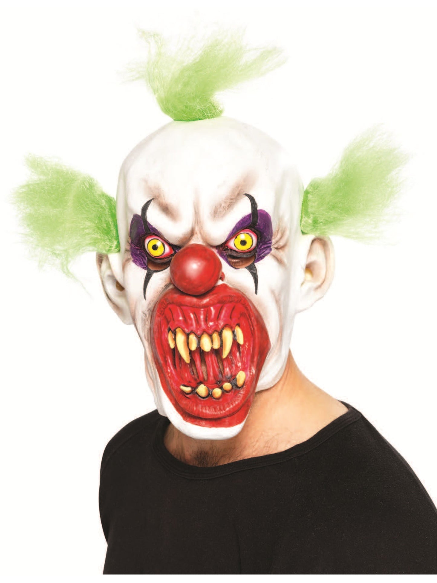 Sinister Clown Mask, White  Wholesale