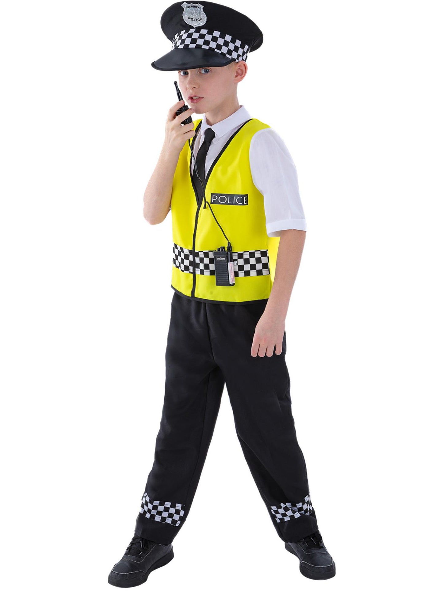 Police Costume, Black  Wholesale