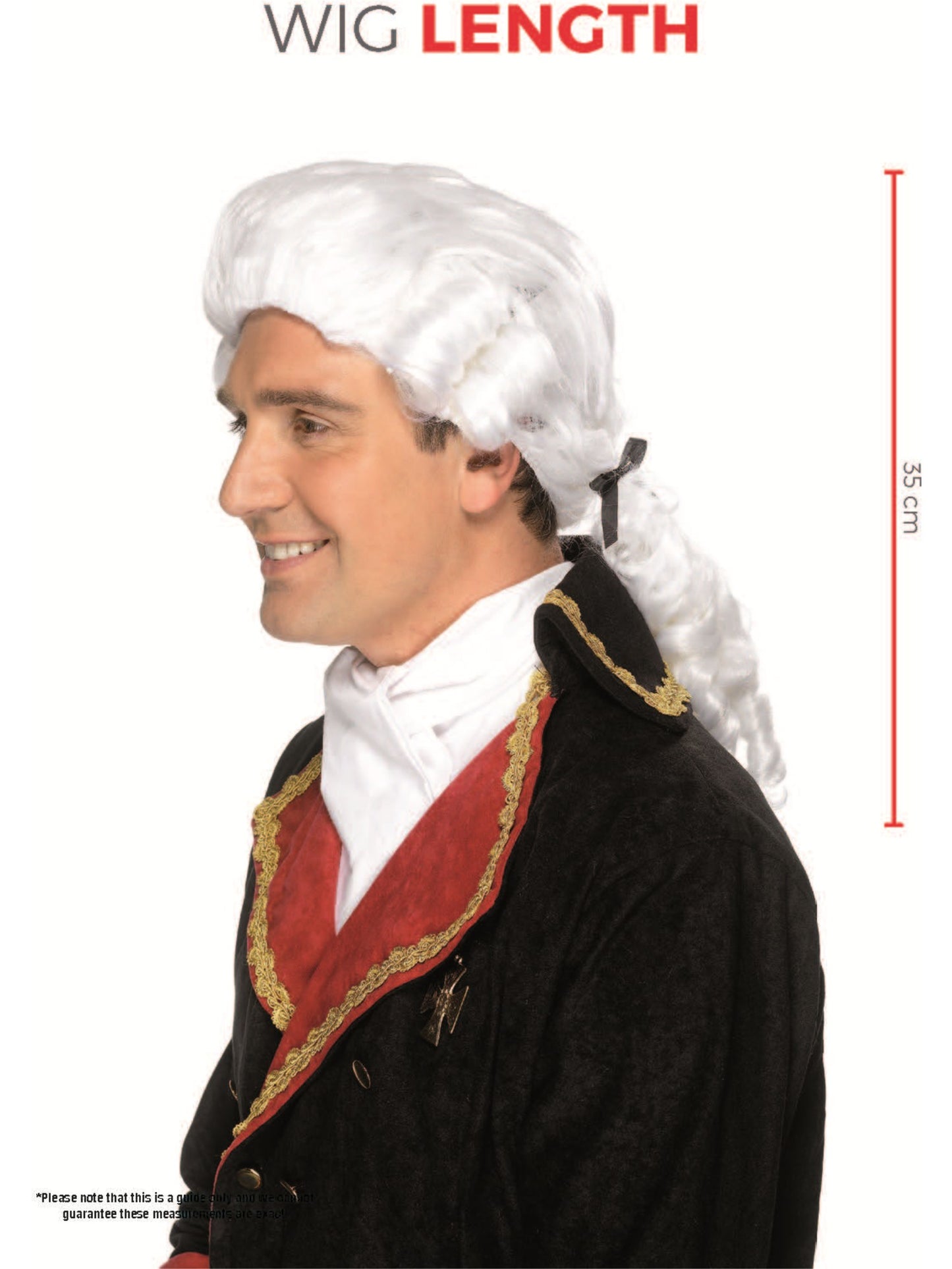 Court Wig, White  Wholesale