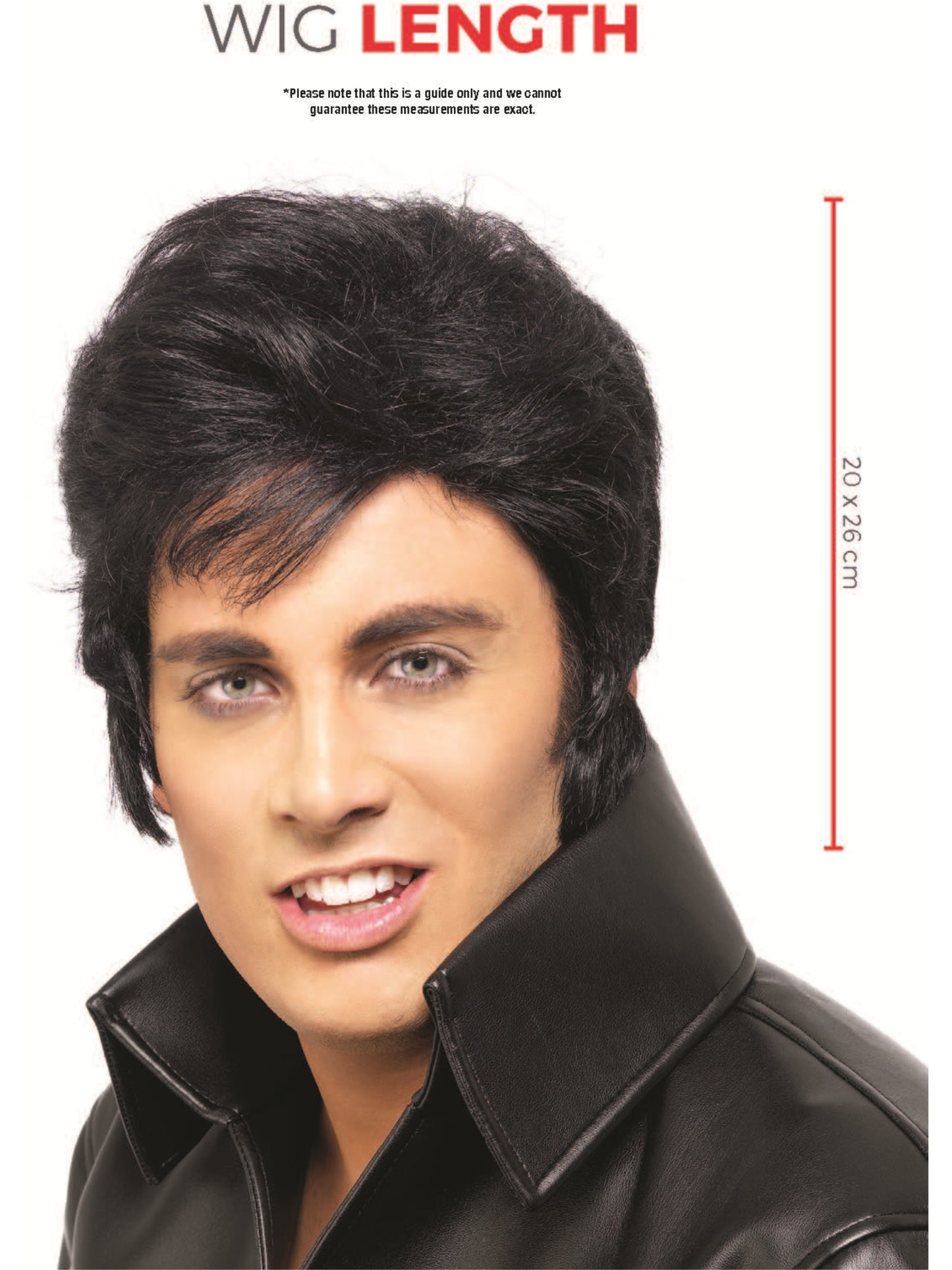 Elvis Wig, Black  Wholesale