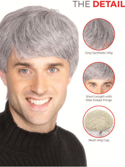 Corporate Wig, Grey  Wholesale