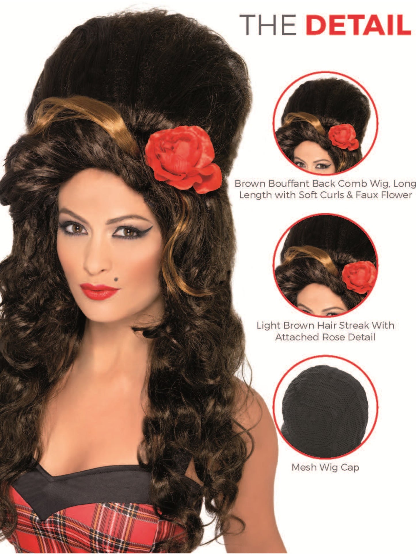 Rehab Wig, Brown  Wholesale
