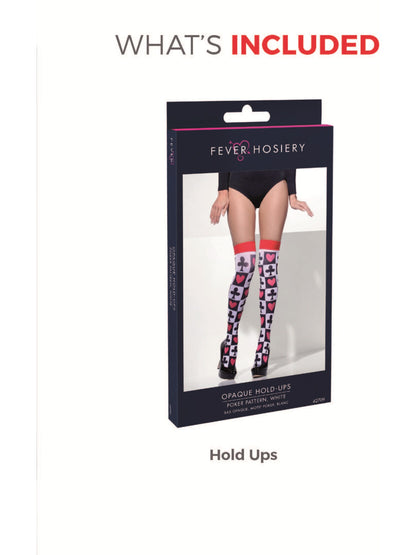 Opaque Hold-Ups, White  Wholesale