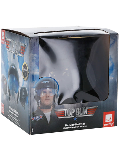 Top Gun Deluxe Helmet, Black  Wholesale