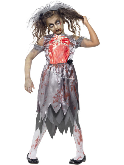Zombie Bride Costume, Grey  Wholesale