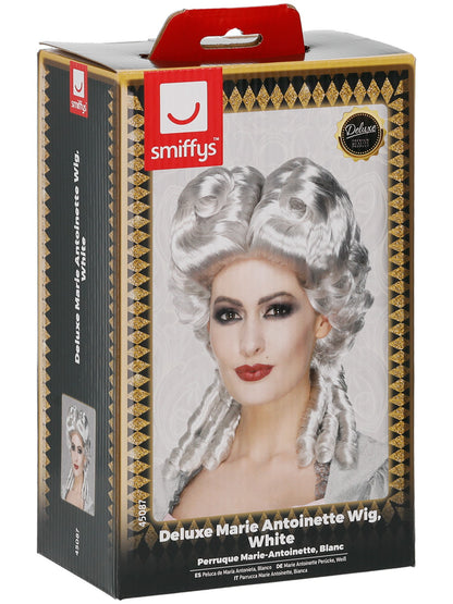 Deluxe Marie Antoinette Wig, White  Wholesale