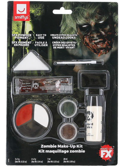 Smiffys Make-Up FX, Zombie Powder Dirt Kit, Aqua,   Wholesale