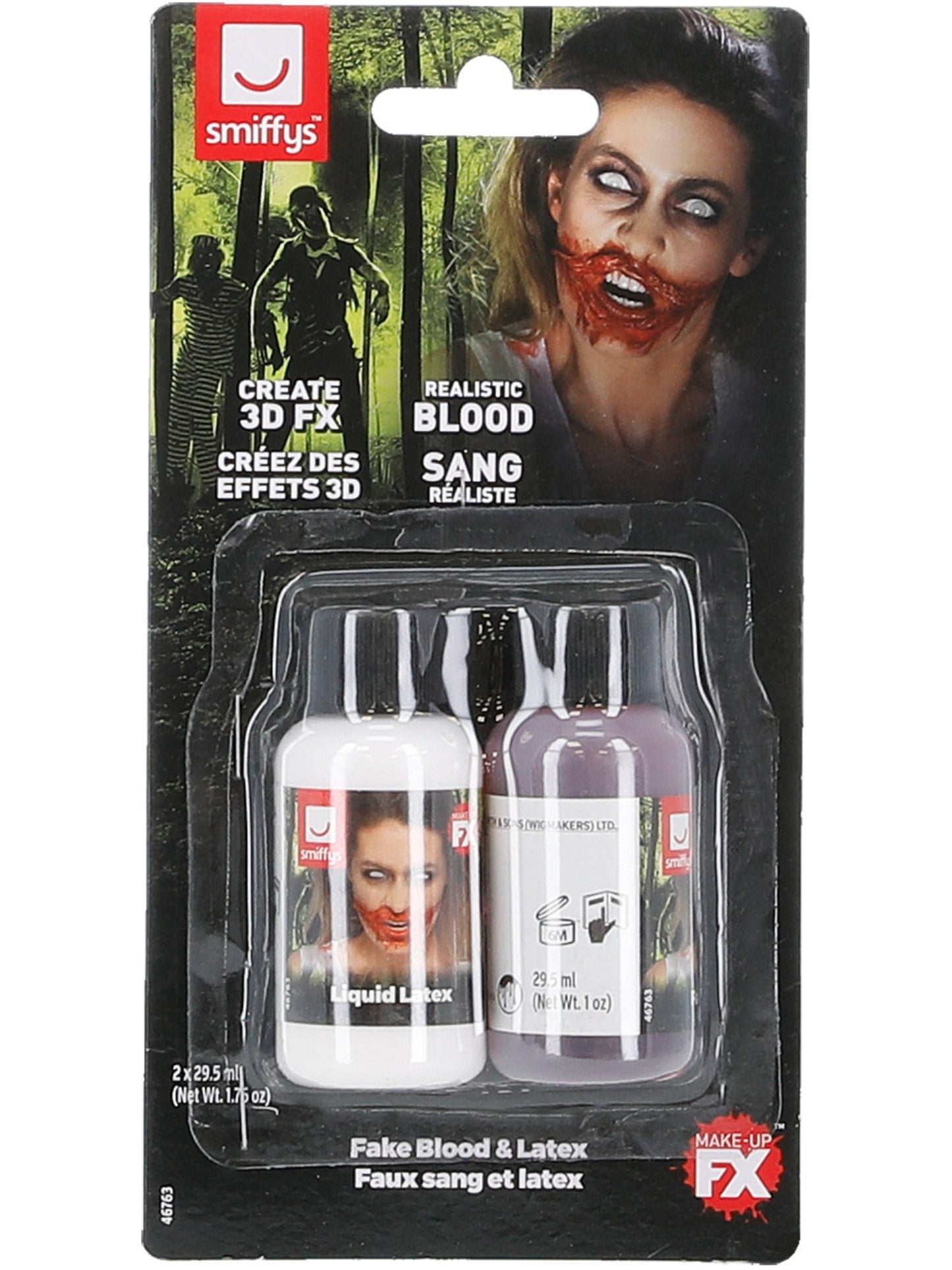 Smiffys Make-Up FX, Fake Blood & Latex Kit,   Wholesale