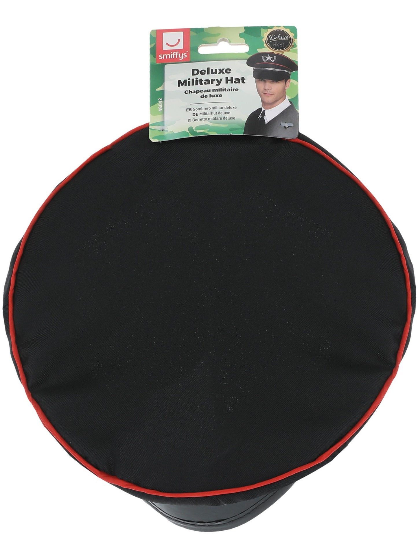 Deluxe Military Hat, Black  Wholesale