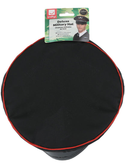 Deluxe Military Hat, Black  Wholesale