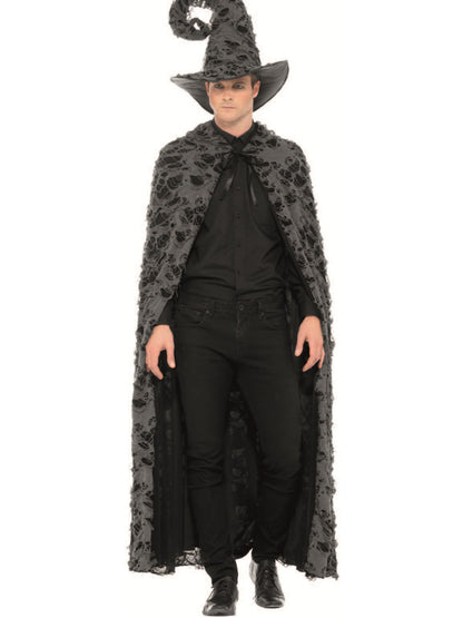 Deluxe Spellcaster Cape, Grey  Wholesale