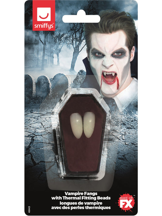 Smiffys Make-Up FX, Vampire Fangs, White  Wholesale