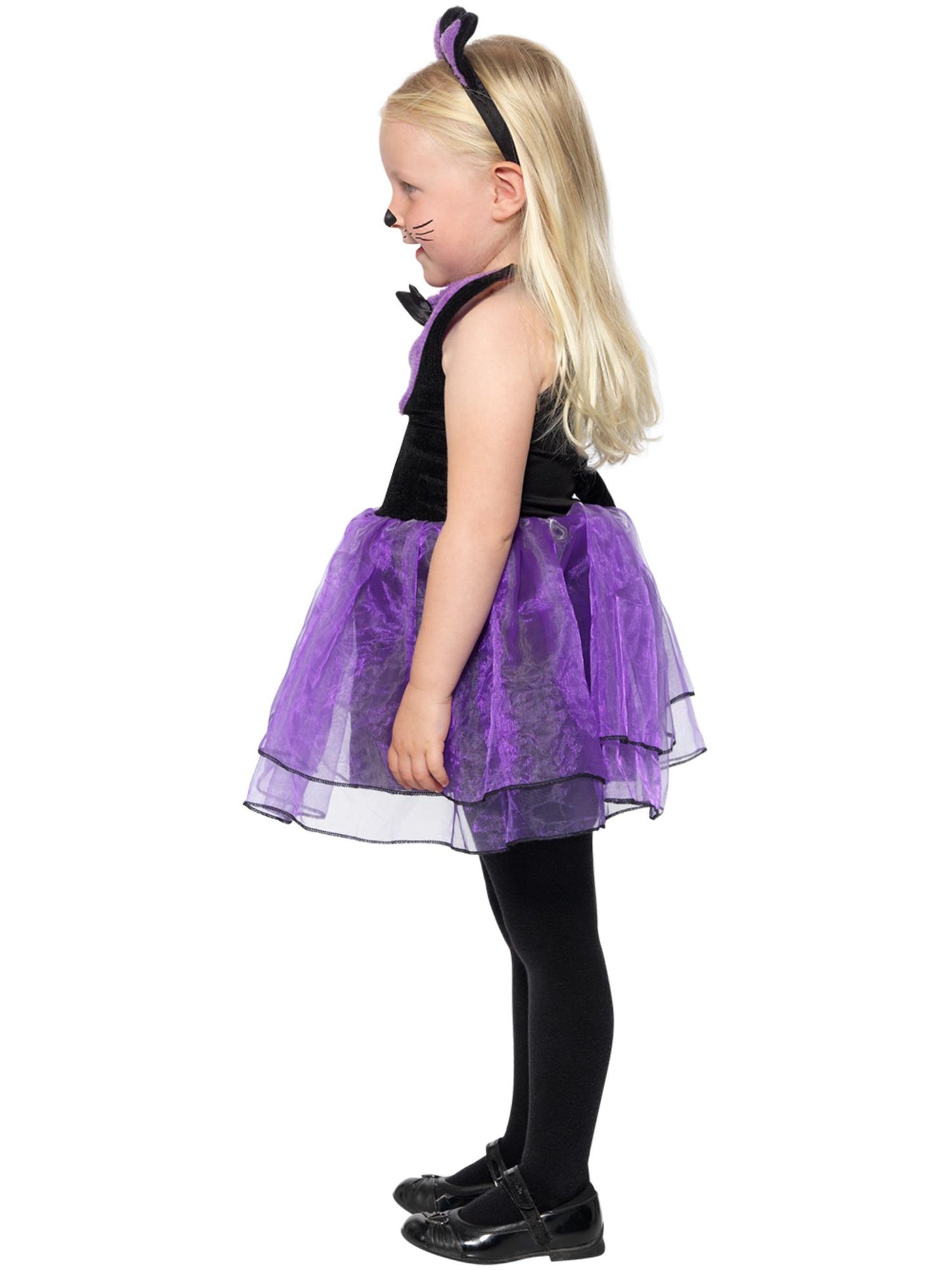 Toddler Cat Costume, Black & Purple  Wholesale
