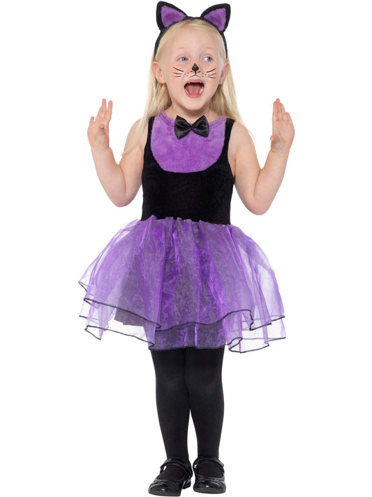 Toddler Cat Costume, Black & Purple  Wholesale