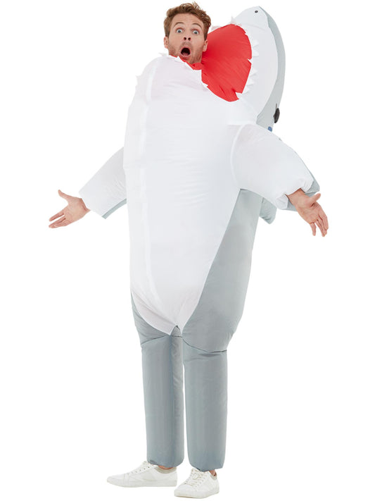 Inflatable Shark Attack Costume, Grey  Wholesale