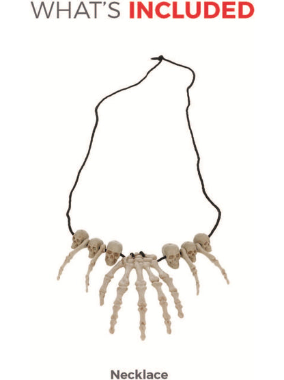 Voodoo Bone Necklace, Beige  Wholesale