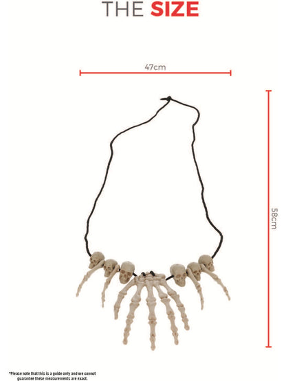 Voodoo Bone Necklace, Beige  Wholesale