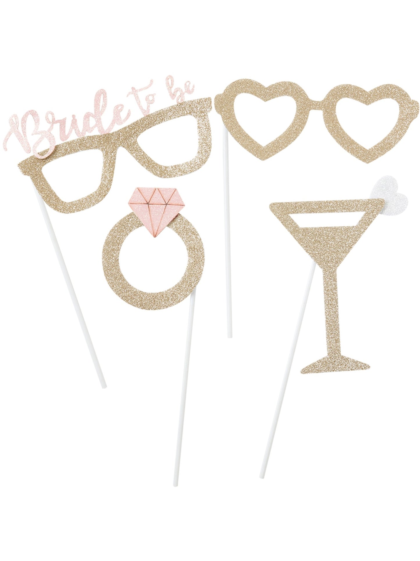 Hen Party Photobooth Kit, Gold  Wholesale