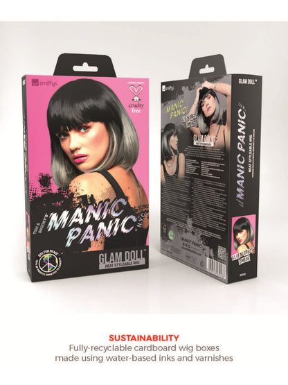 Manic Panic® Alien Grey™ Ombre Glam Doll™ Wig  Wholesale