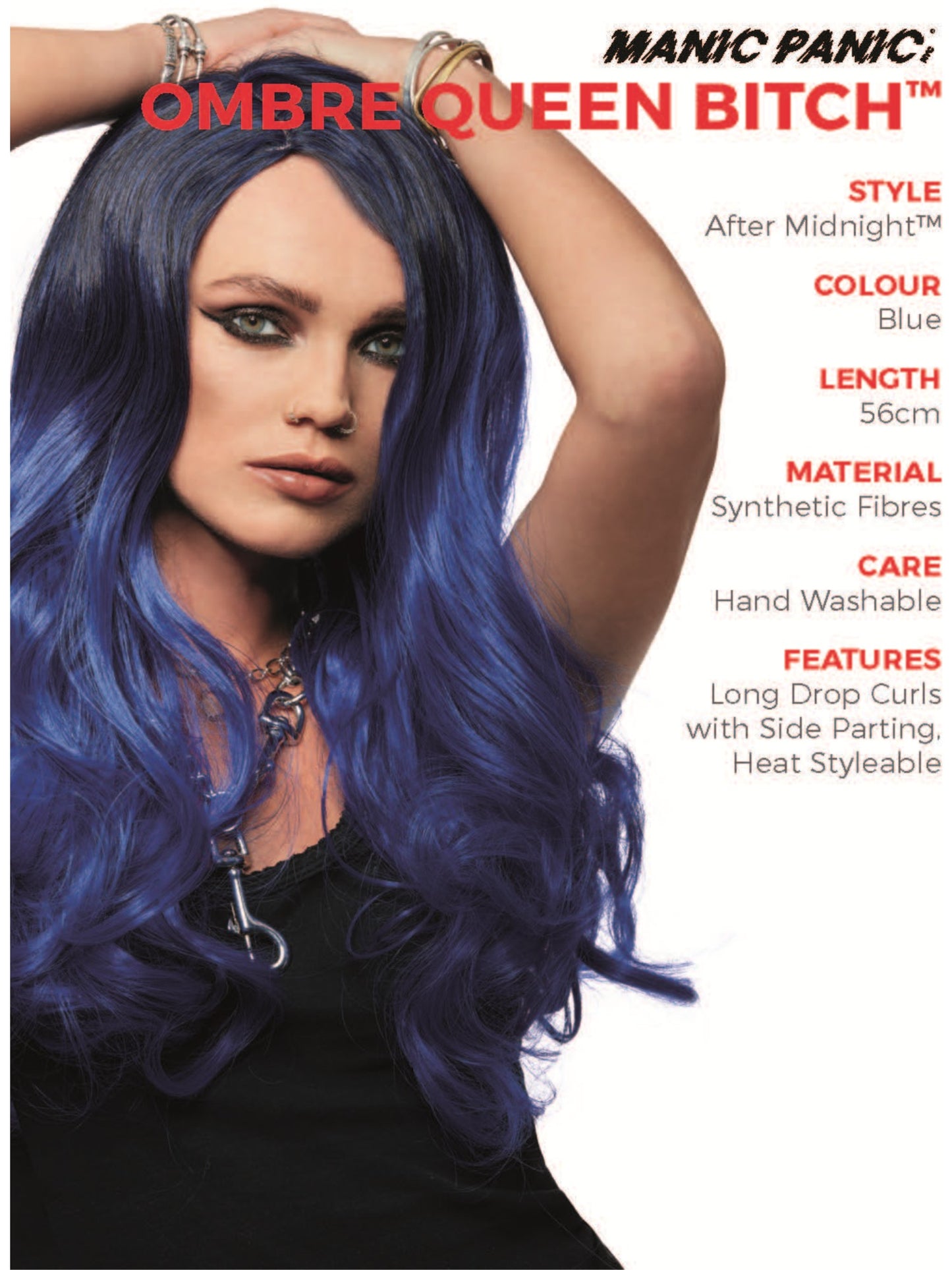 Manic Panic® After Midnight™ Ombre Queen Bitch Wig  Wholesale
