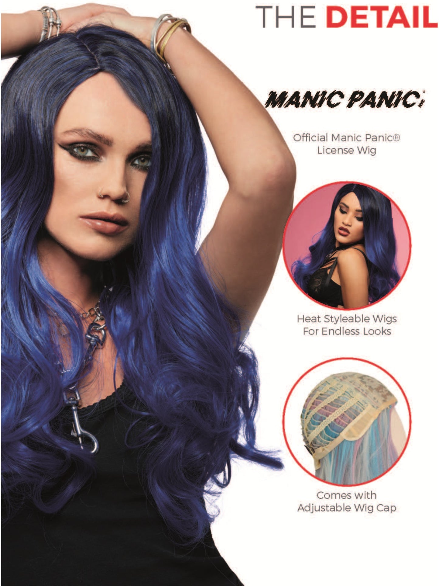 Manic Panic® After Midnight™ Ombre Queen Bitch Wig  Wholesale