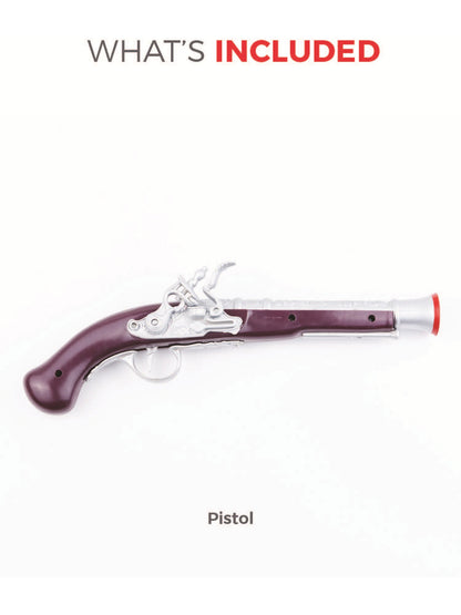 Pirate Pistol, Silver  Wholesale