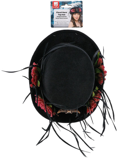 Floral Horn Top Hat  Wholesale
