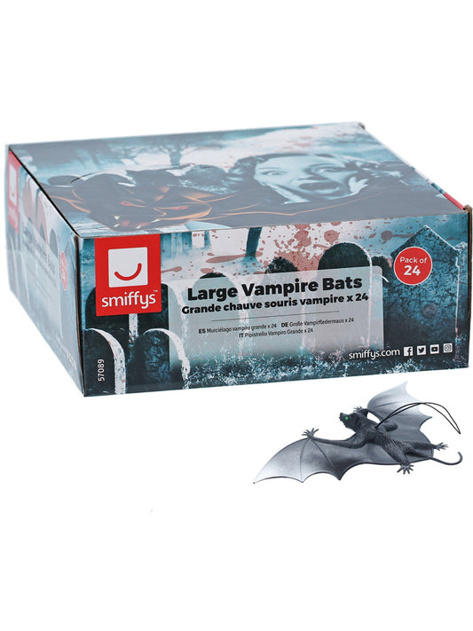 Large Vampire Bat on Elastic,PVC, Black  Wholesale