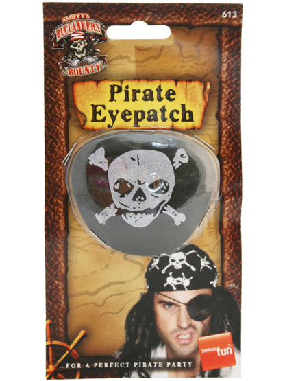 Deluxe Pirate Eyepatch, Black  Wholesale