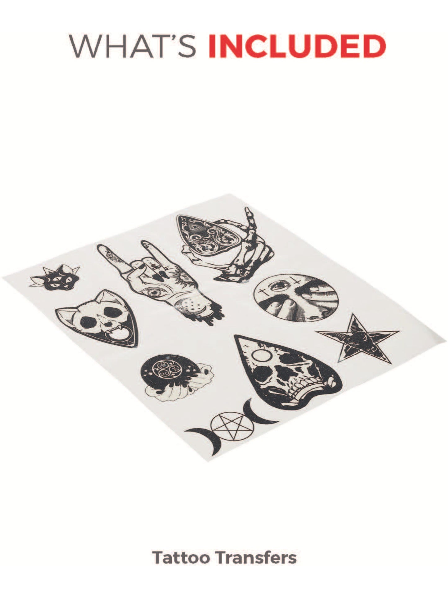Smiffys Make-Up FX, Icon Tattoo Transfers  Wholesale