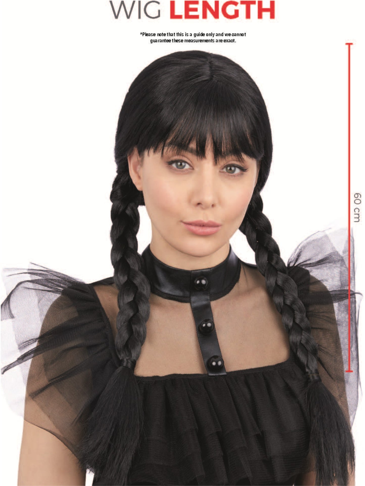 Adult Gothic School Girl Wig  Wholesale