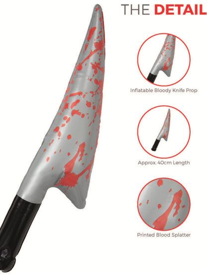 Inflatable Bloody Knife, 40cm  Wholesale