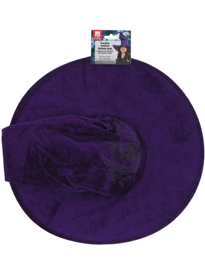 Purple Velour Witch Hat  Wholesale