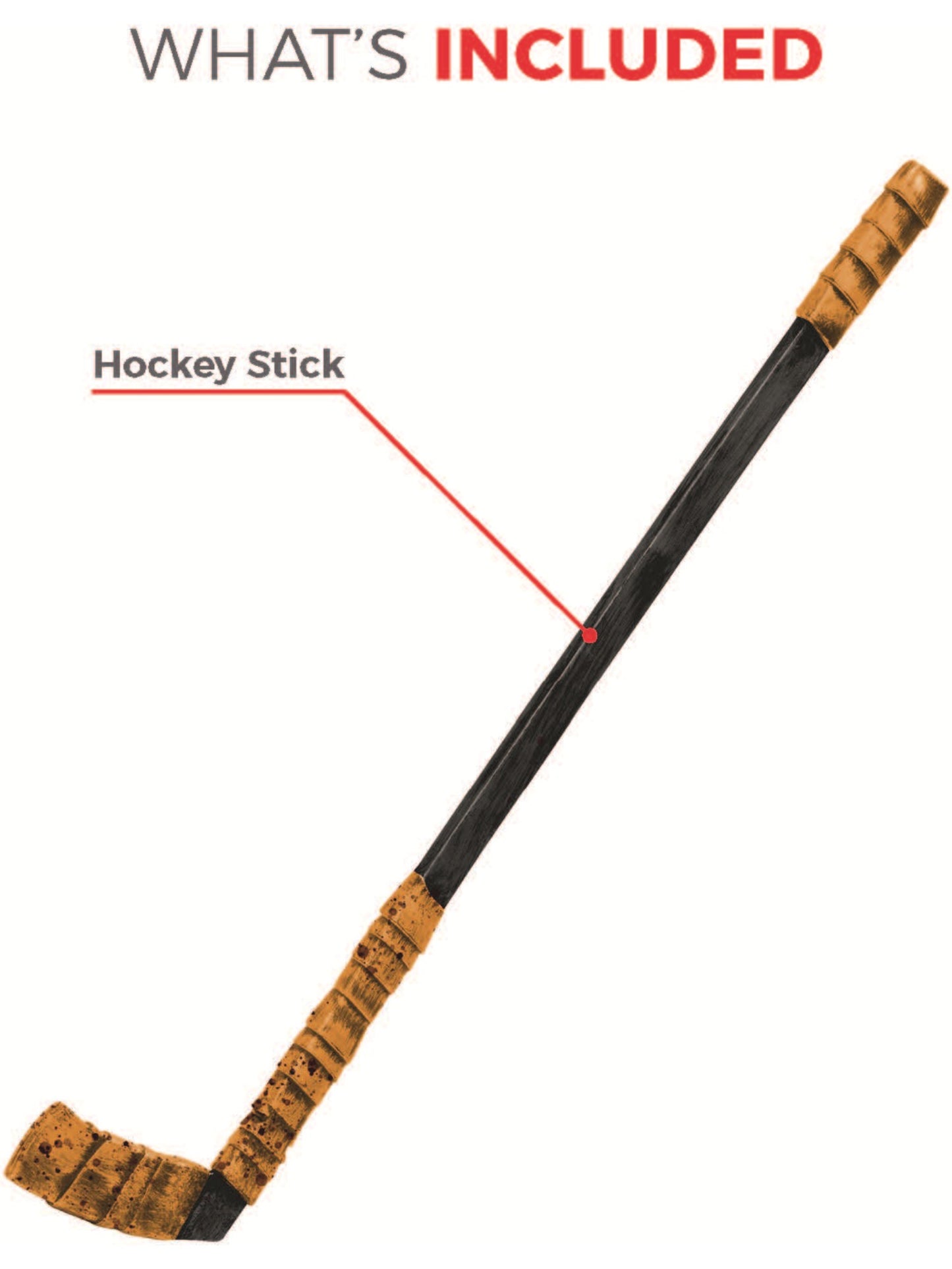 Bloody Hockey Stick Prop, 97cm, 2pcs  Wholesale